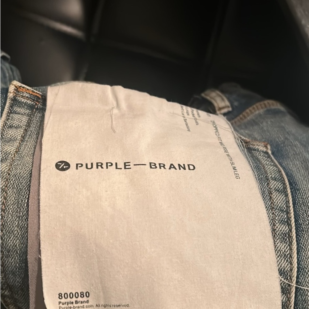 Purple Brand Men's Slim Straight Blue Jeans
